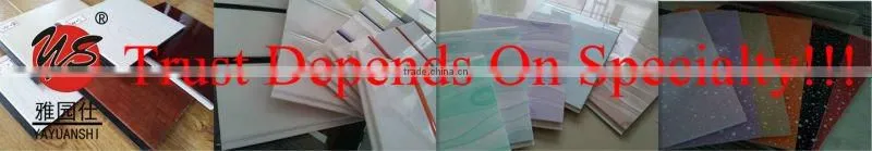 wood laminated pvc profile/ corner/ cornice