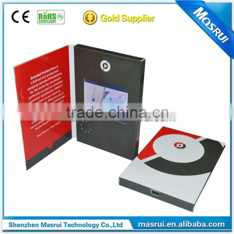 Hot Products OEM Paper USB Video Business Card