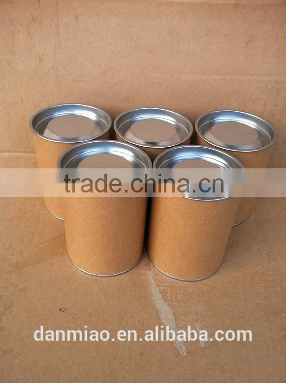 Customized kraft paper tube with metal lid