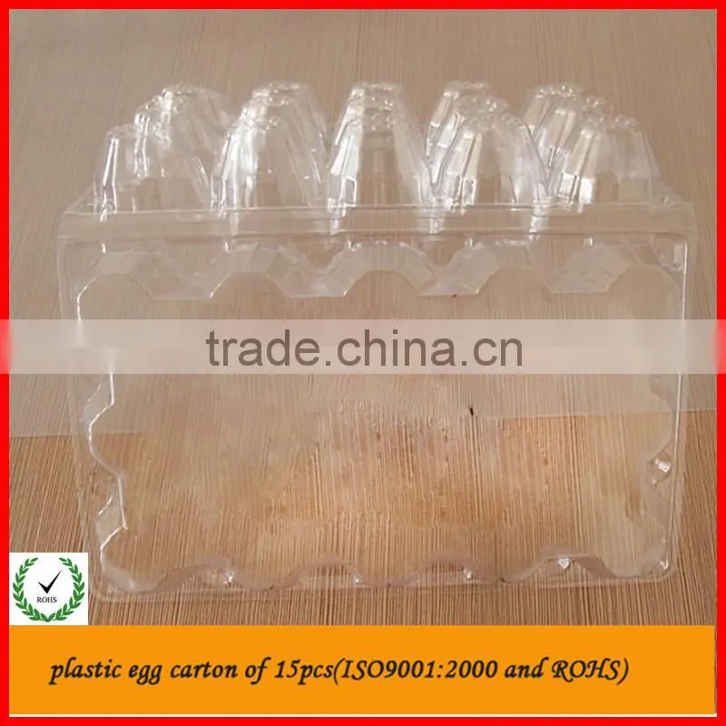 clear disposable plastic egg tray