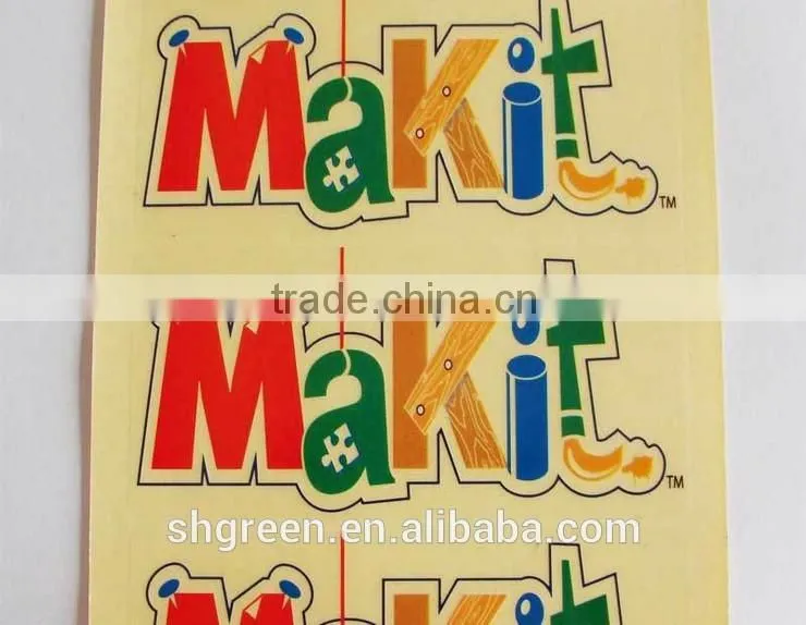 Transparent PVC plastic sticker for pan/boiler