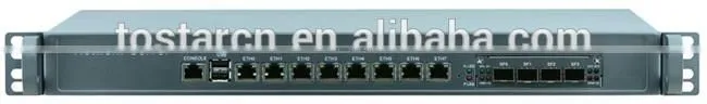 1U rackmount Network server ,networking appliance server pfsense with 8 ethernet ports