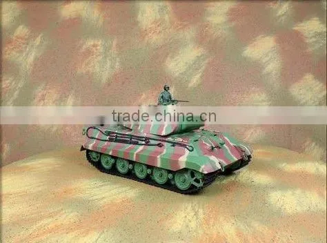 1/16 german king tiger II rc tank with sound and smoking/henglong rc tank