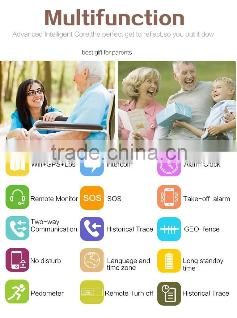 S888 Kids Elder GPS tracking watch phone GPS Watch Smart Watch Tracker Bluetooth Child Smartwatch Two Way Conversation