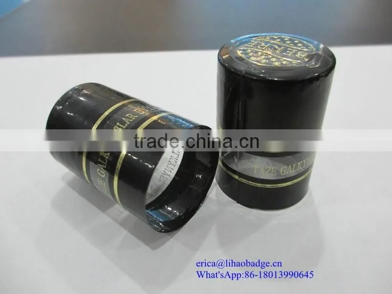 New style Crazy Selling pvc shrink wrap labels bottle caps
