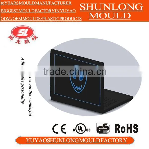 Yuyao shunlong custom plastic mould for special laptop shell