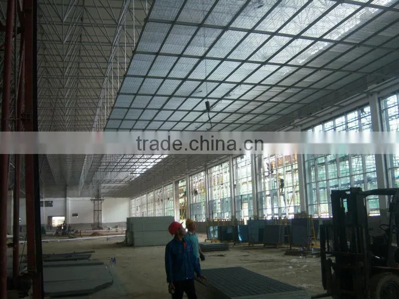 integrated ceiling,sprung roof,workshop ceiling steel grating