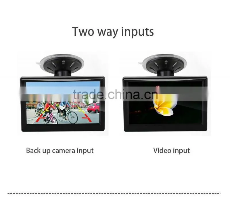 5 inch car rearview monitor