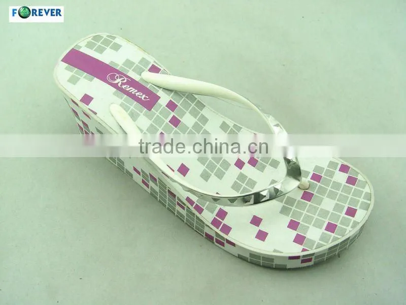 Luxuriant ladies' sexy EVA high heel slippers