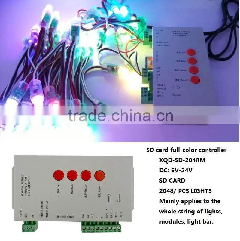 USD $26.5 best sell ! led controller DC5V-24V T-1000S full color pixel led controller T-1000B rgb pixel led controller digital