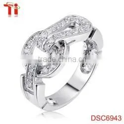 Aohua sterling silver jewelry, 925 silver ring diamond, factory direct sale s925 ring jewelry for wedding