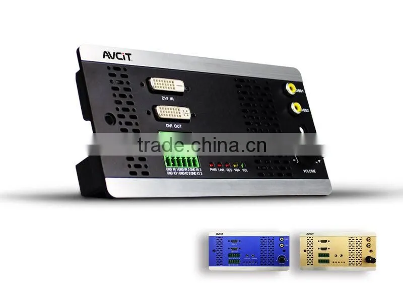 With 1080p+IR2+RS232 Network based matrix switcher