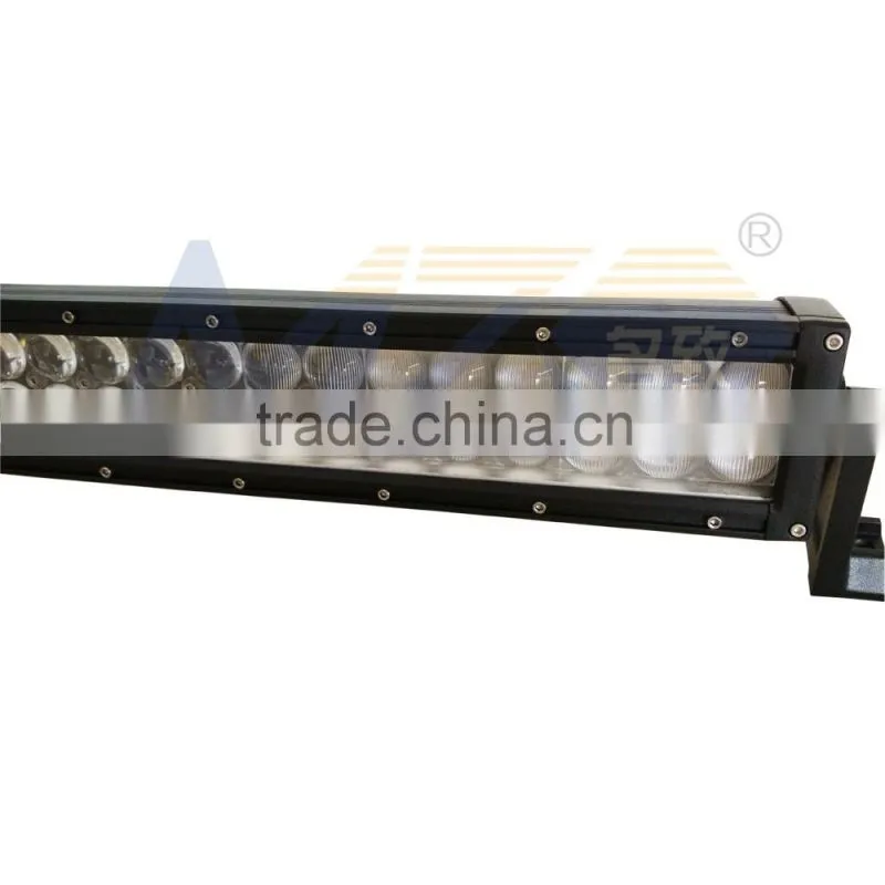 Curved LED Light bar 50'' 288W 300W, MZ 09A 4D SPOT 5D FLOOD light beam, 3W Philip Chips die cast aluminum housing LED off road