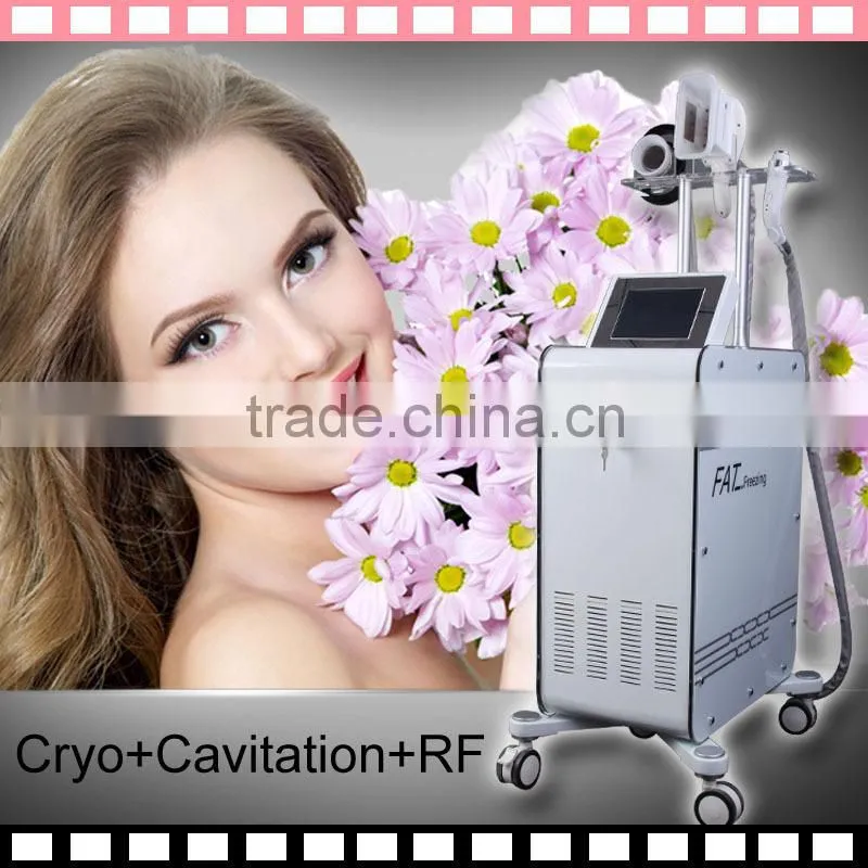 3 in 1 Cryoliposis+40K cavitation +RF slimming lipo cryo cavitation equipment ON SALE