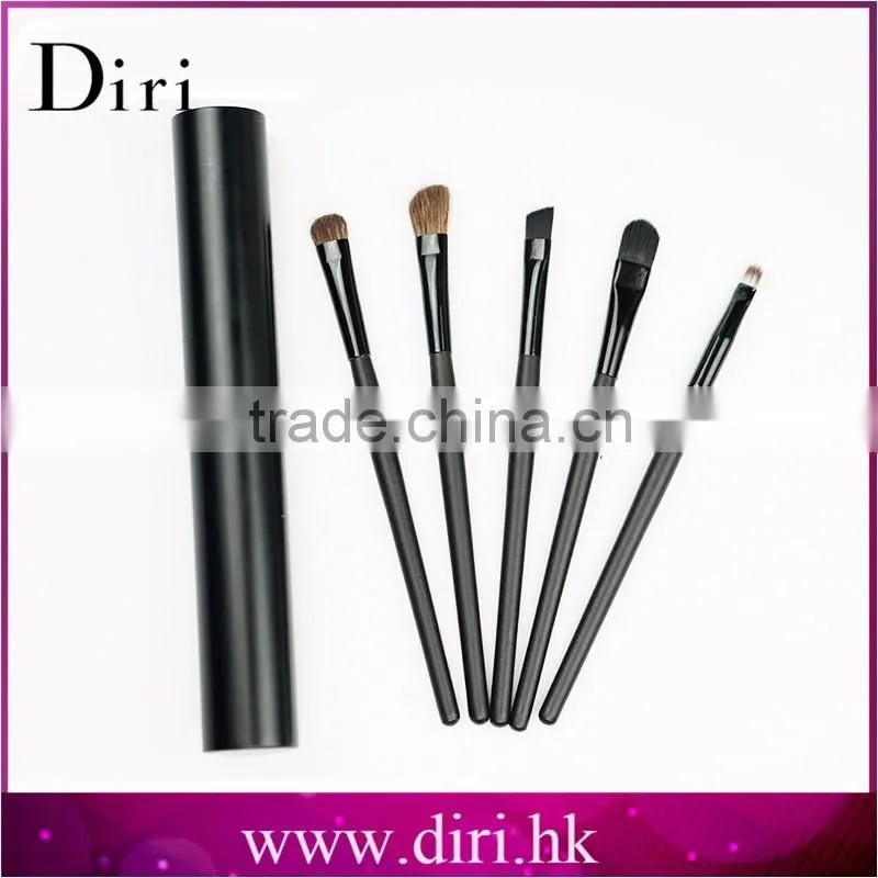 Fashionable High Quality Small Black Makeup Brush Set