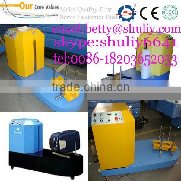 automatic buggage wrapping machine/luggage packing machine for airport