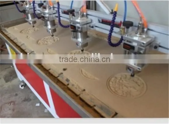 China jinan multi heads cnc miling machine for wood