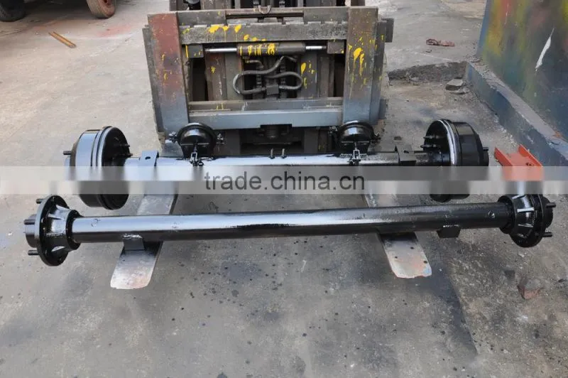 farm axle for trailer and for farm trailer