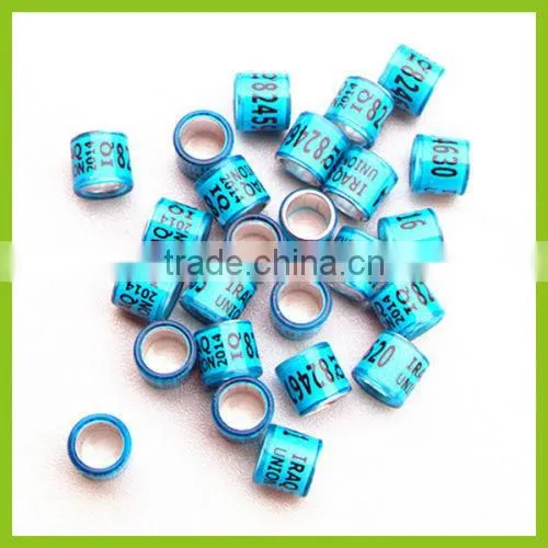 Green Color 8mm Wonderful Rings Bands Pet Pigeon Birds
