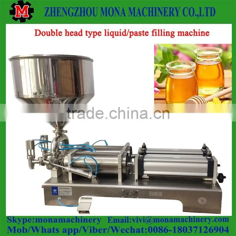 New type liquid paste filling machine with heater and mixer