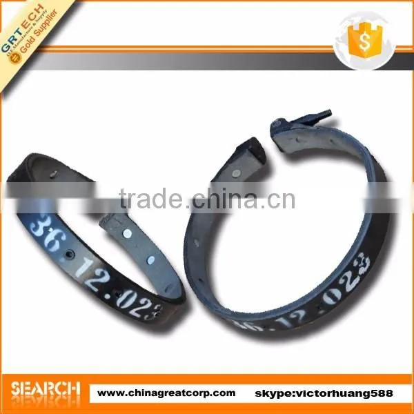 AK97 tractor brake band with rubber brake lining