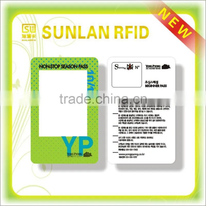 Full color printing pvc business plastic visual card