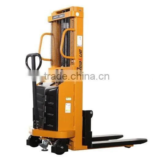 semi electric stacker capacity 2 ton