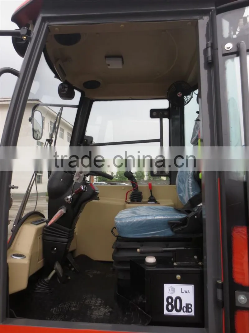 Everun Er08 4dw Mini Wheel Loader with Cutter Head/360 New Wooden Forks