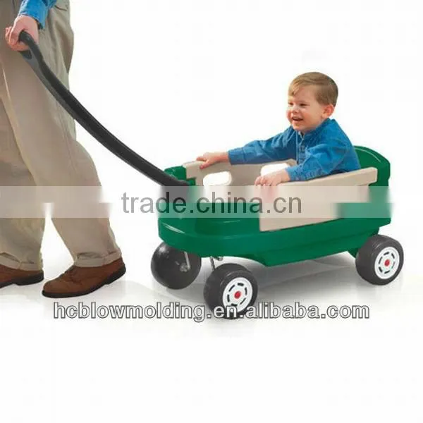 OEM Blow Molding four wheel utility farm trailer plstic four-wheel box trailer Huizhou factory