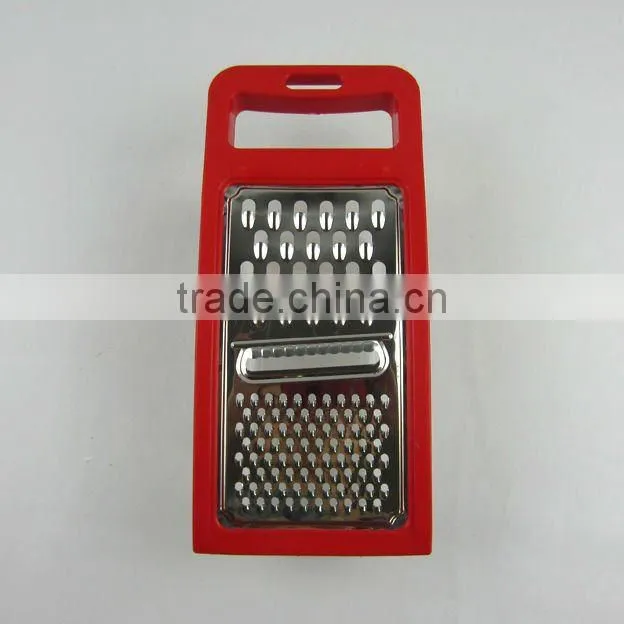 4-Side Grater Stainless Steel Grater With Plastic Handle