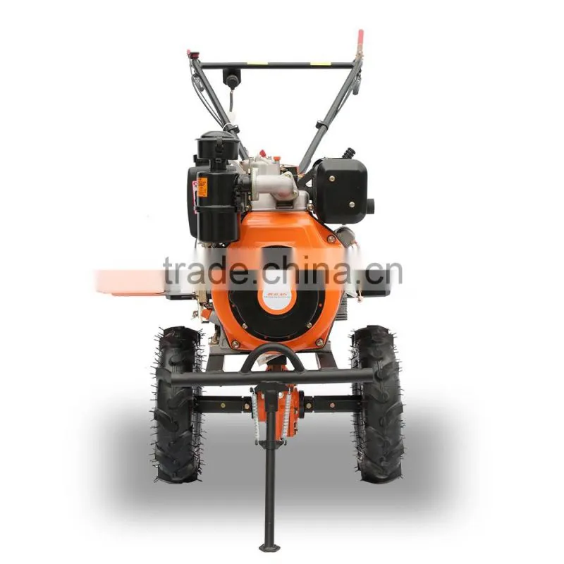 BSD1350E Chongqing China Aerobs electric start used power tiller trailer for farm and gardening