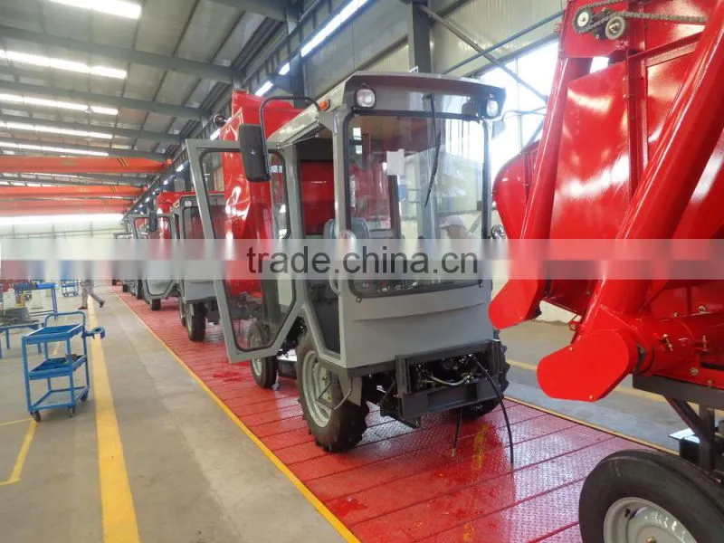 4LZ-2 wheat mini combine harvester