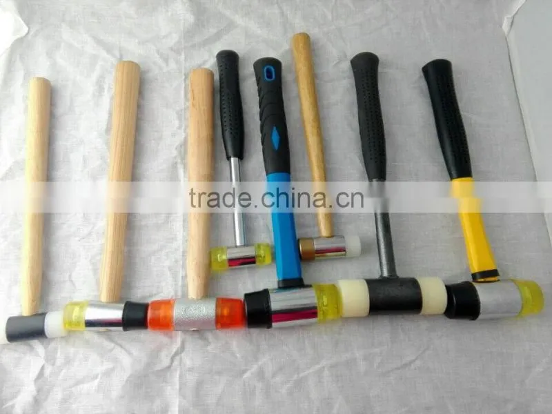 1000g red dead blow hammer NBR hammer german type hammers with free sample hand tools