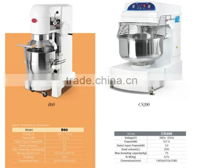 100L 130L 200L Factory prices dough mixer machine, Industrial dough mixer(CD130)