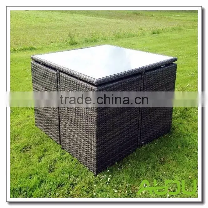Audu 9 Pieces Outside Polyrattan Furniture Garden
