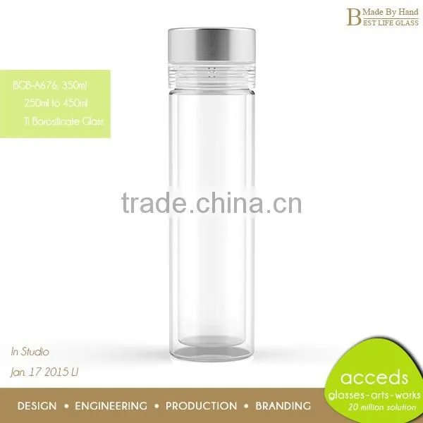 Innovative products 480ml glass fruit bottle from alibaba china market