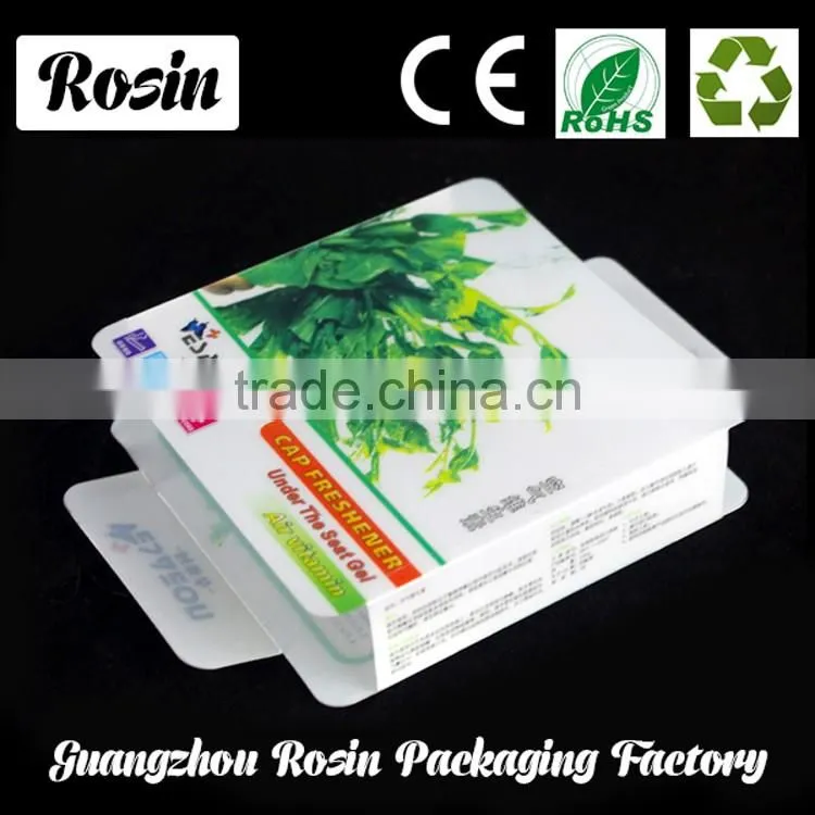 eco friendly transparent plastic box with hangtag manufacturer and exporter