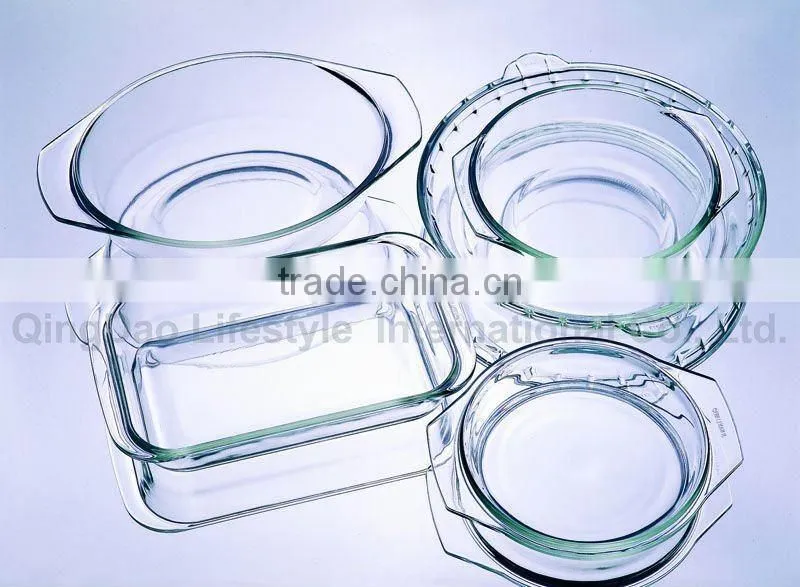 Pyrex High Borosilicate glass baking dish,Rectangular shape Baking tray