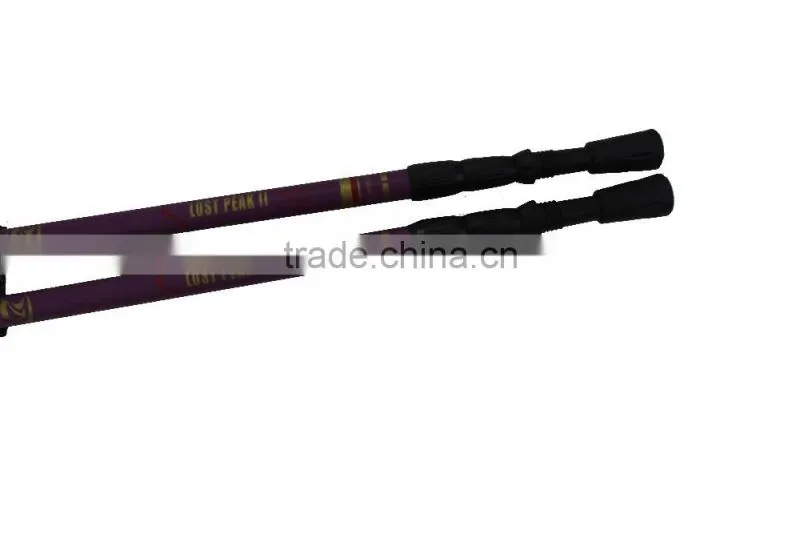 Trekking poles with internal lock, ALU, super long EVA , 3 sections, SZ15342