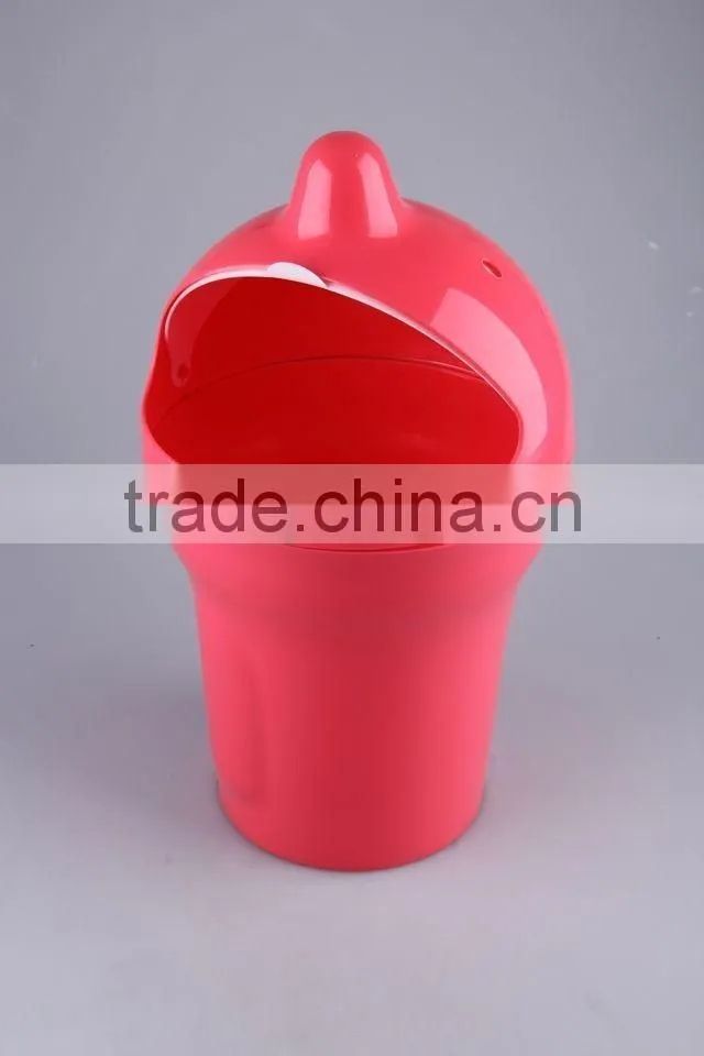 Dolphin Design Plastic Trash Can Household Garbage Can/Rubbish Bin