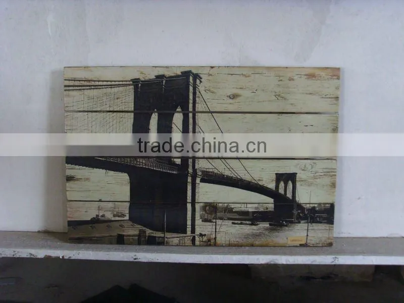 Antique Wooden Wall Sign