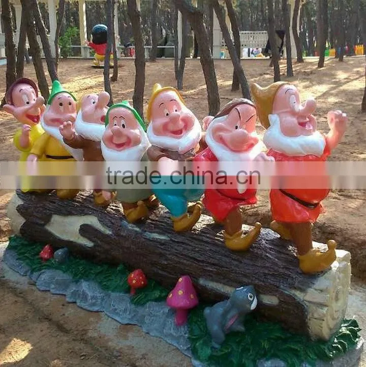 Fiberglass little man cartoon character