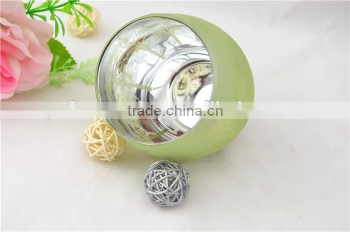 christmas candle with flower candle ring style gift set