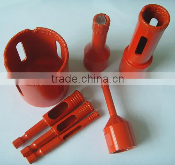 Brazed diamond core drill bit /special shank drill bit