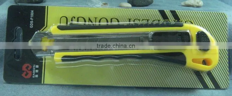 plastic rubber handle Utility Cutter Knife