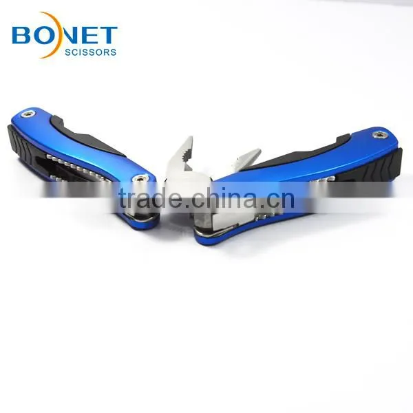 SFI0003/4 FDA qualified Stainless Steel folding multifunction fishing plier scissor