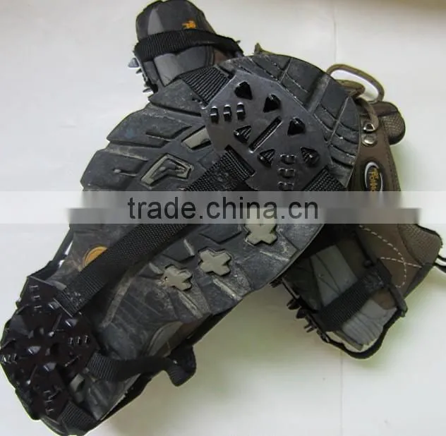 slip resistant snow chain crampons ice shoes spikes