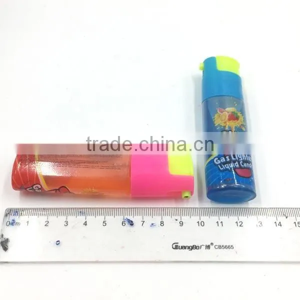 Chinese Cheap Plastic Fruit Sour Cigarette Lighter Spray Liquid candy