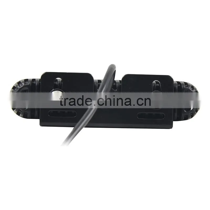 ECE EMC 10-30V 18W 6 Leds Slim Line Red Flash Warning Strobe Light