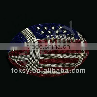 american flag motif stones to decorate clothes - FOKSY